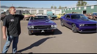 1970 VS 2018 Plum Crazy Challenger