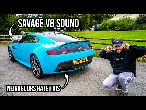 I STRAIGHT PIPED MY ASTON MARTIN V8 VANTAGE