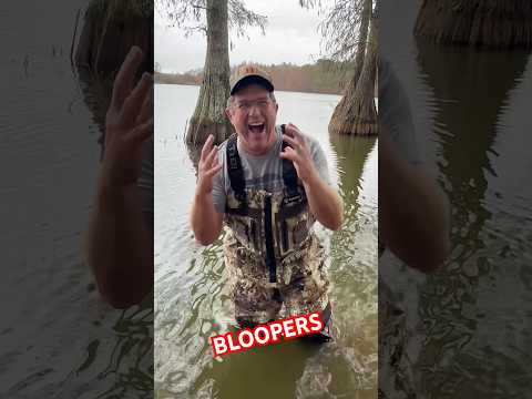 Duck hunting waders bloopers🤣 [get it RIGHT!] | N1 Outdoors #bloopers #hunting #funny