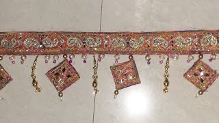 bandarwar making tutorial for home decoration at home quick and easy