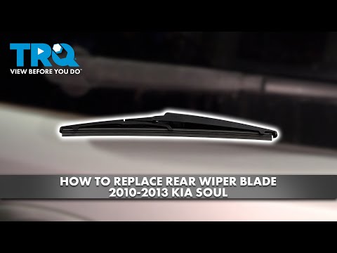 How to Replace Rear Wiper Blade 2010-2013 Kia Soul