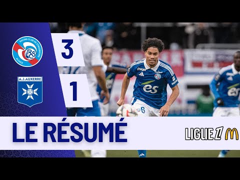 RC Strasbourg - Auxerre | 3-1 | Highlights | Ligue 1 2024-25 | Strasbourg Auxerre