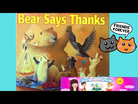 Popular Kids Thanksgiving Books | BEAR SAYS THANKS by Karma Wilson | Top Selling Kids Books