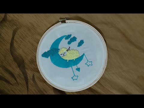 How to Embroidery by hand for beginners//embroidery step by step easy