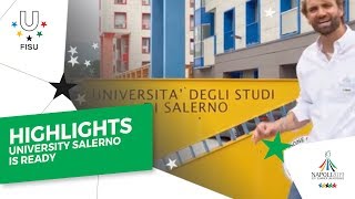 The University of Salerno, on competition and training fields🤺🏊‍♀️ #Napoli2019