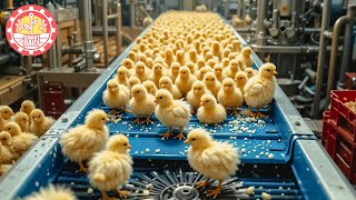 How Farmers Raise Millions Of Chickens | Unbelievable Process In Factory