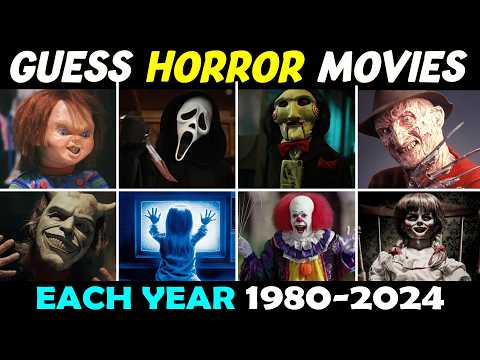 Guess the Horror Movie | One Movie Each Year 1980-2024 🎬🧟‍♂️