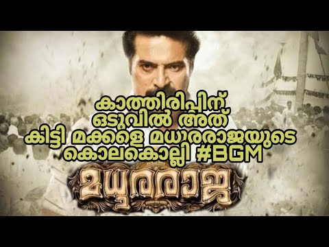 🔥തലൈവ - Madhuraraja കിടിലൻ BGM🔥 | Gopi Sundar |mammootty |vysakh