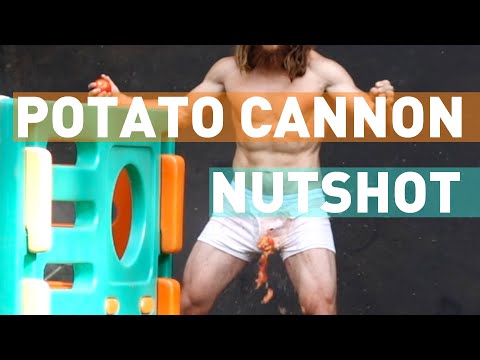 Potato Cannon NUTSHOT!