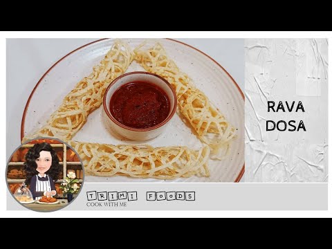 RAVA DOSA | रवा डोसा | Instant Rava Dosa|  TOMATO CHUTNEY | Ghar Ka Khana | Homemade Food |