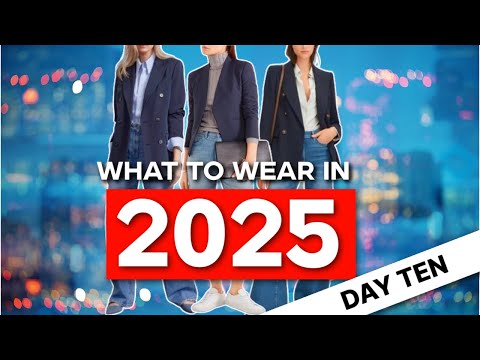 Outfit Ideas With A NAVY BLAZER For 2025 | **DAY TEN **