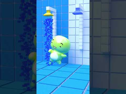 Shower Time With Mikey - Maizen Animation Cartoon #shorts #animation