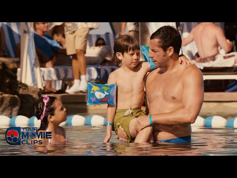 Michael Learns to Swim... the Old-School Way! | Just Go With It (2011) | Adam Sandler | 4K Clip