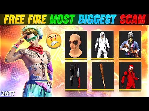 FREE FIRE BIGGEST SCAM EVER 🤯 2017 || YOU DON'T KNOW ABOUT 😂 || GARENA FREE FIRE 🔥#freefire