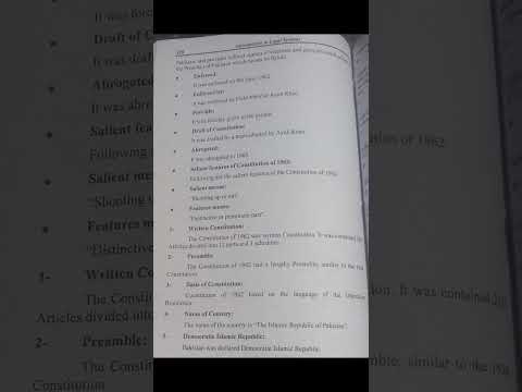 Chapter # 09 (Developmentof Constitution & law in subcontinent) of Intro. to world legal system 🇵🇰