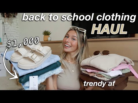 BACK TO SCHOOL CLOTHING HAUL *try on* 2022