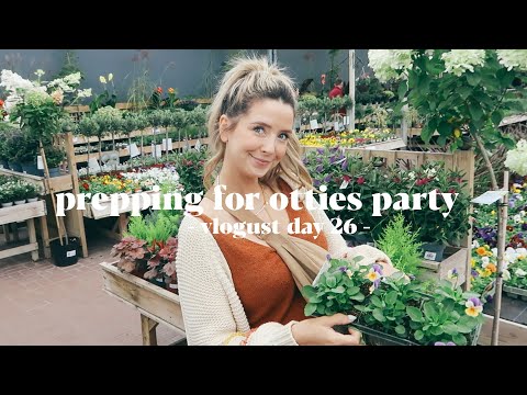 Prepping For Otties Party & 24 Week Pregnancy Update | Vlogust Day 26