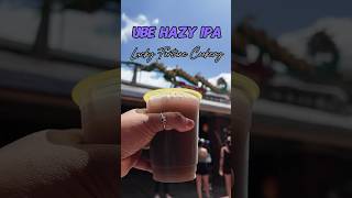 Ube Hazy IPA from Lucky Fortune Cookery at DCA #disneycaliforniaadventure #disneyland #disneydrinks