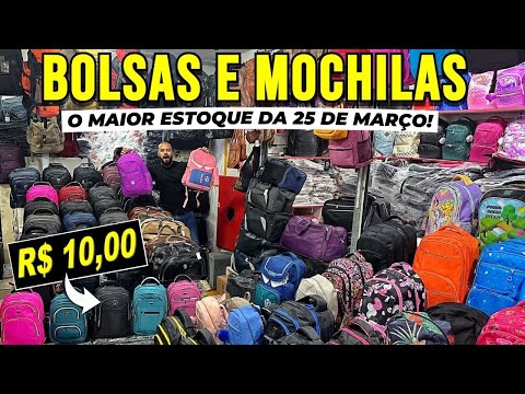 BOLSAS e MOCHILAS na 25 DE MARÇO, FORNECEDORES ESCONDIDOS, TOP BOLSAS NA 25 DE MARÇO PARA REVENDER