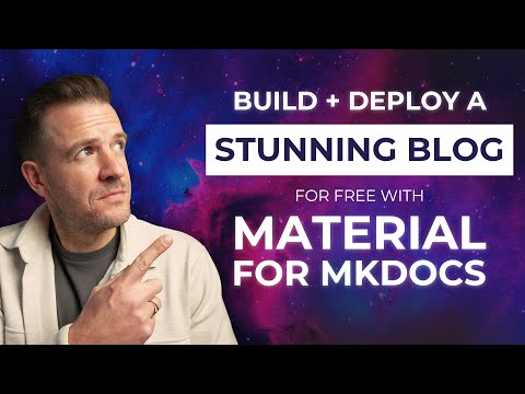 How To Build and Deploy a Stunning Blog for FREE using Material for MkDocs