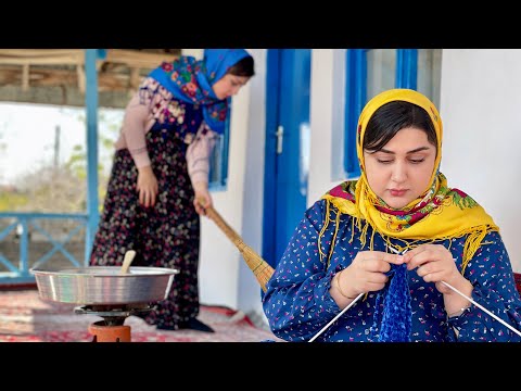 Village Culture Video | How to Cook Persian Sweet Stew in a Village House | Persian Cooking