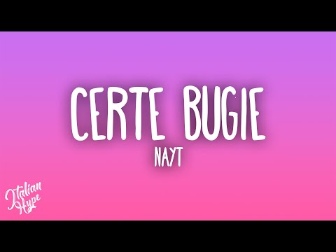 nayt - Certe bugie