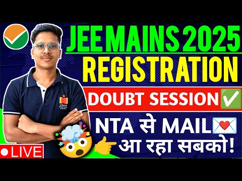 LIVE🔴Category Certificate For Jee Mains 2025 | JEE Mains Form Fill UP 2025 | JEE Mains Registration