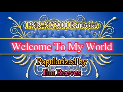 Welcome To My World - Jim Reeves Video Karaoke