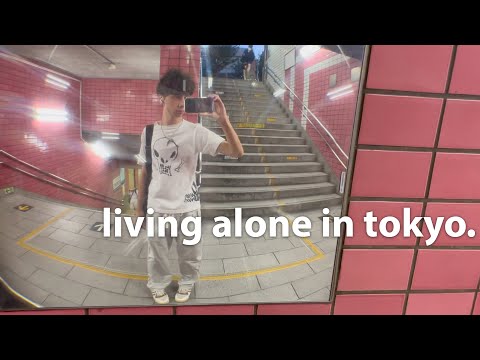 a weekend living alone in tokyo, japan