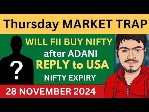 Nifty Prediction and Bank Nifty Analysis for Thursday | 28 November 2024 | Bank Nifty Tomorrow