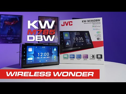 JVC KW M785DBW Wireless Apple CarPlay & Android Auto - Demo & Unboxing | Car Audio & Security