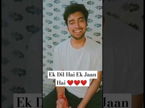 Ek Dil Hai Ek Jaan|Shivam Pathak#short #newmusic #newmusicvideo #music #coversong #new #arijitsingh