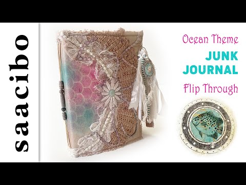 Marina | Ocean Theme Junk Journal Flip Through and Inspiration