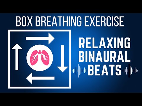 Try Box Breathing with Theta Binaural Beats | Boxed Breathing Exercise  | TAKE A DEEP BREATH