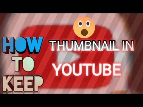 How to set thumbnail in youtube/Evert thing viewer/