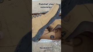 Redchief shoe sole replacement (from Rajasthan). #repair #redchief #restoration