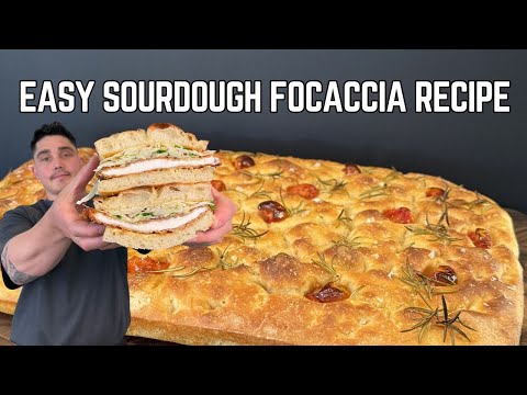 Simple Sourdough Focaccia Recipe