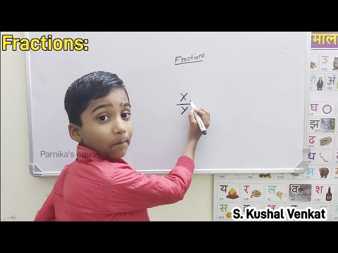 What is Fraction by 7 year old boy || Fraction definition and example