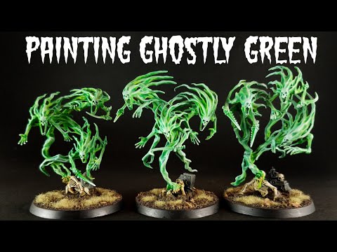 Painting Miniatures: Ghostly Green