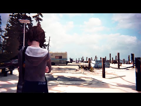 Life Is Strange - Beach Ambiance (ocean waves, seagulls, soft wind)