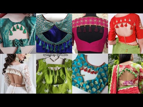 new and latest boat neck blouse designs /blouse designs