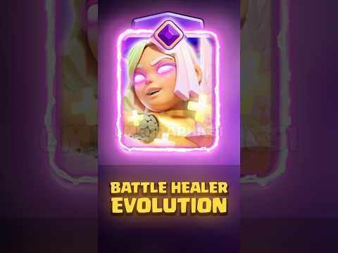 🪽Battle Healer Evolution! #clashroyale