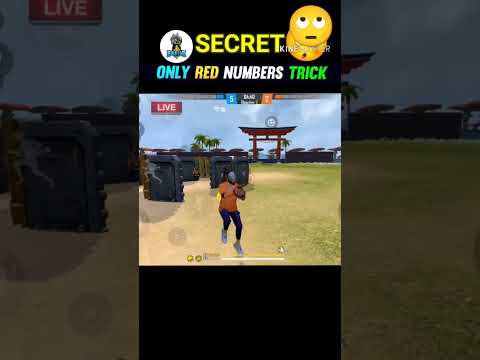 Secret Trick For OneTap & Ump Only Red Numbers 😱 || Free FireAttitude GamersSUBSCRIBE#shot #training