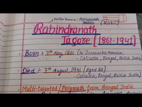 Part-1 Rabindranath Tagore | Biography and Works | Master Cadre English #ugcnet #englishliterature