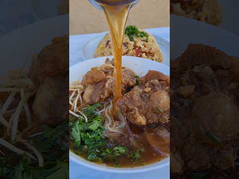 Homemade oxtail pho #youtubeshorts #pho #shorts