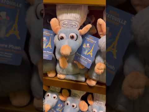 Remy from Ratatouille will teach you French with a Plush Stuffed Animal from Epcot at Disney World