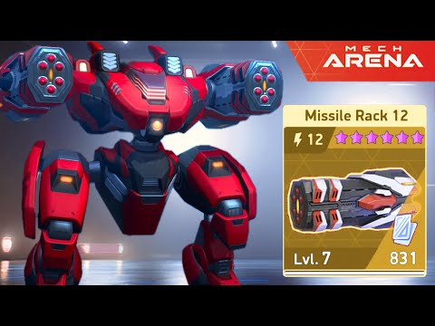 Bastion with Missile Rack, better run or face the smack! 😵💥 Mech Arena