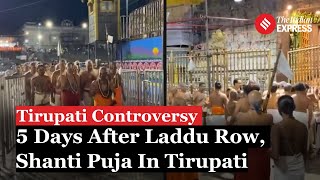 Tirupati Laddu Controversy: TTD Conducts Maha Shanti Homam Amid Laddu Prasadam Controversy