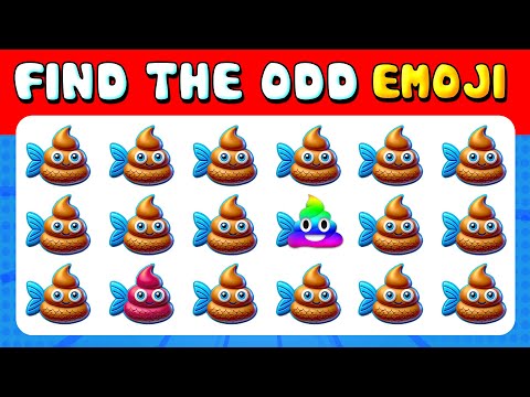 208 Puzzles for GENIUS | Find the ODD One Out -  Emoji Fish Edition Quiz🐠 Easy, Medium, Hard Levels