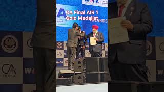 Double Gold Medalist - CA AIR 1 - 75th ICAI Annual Function